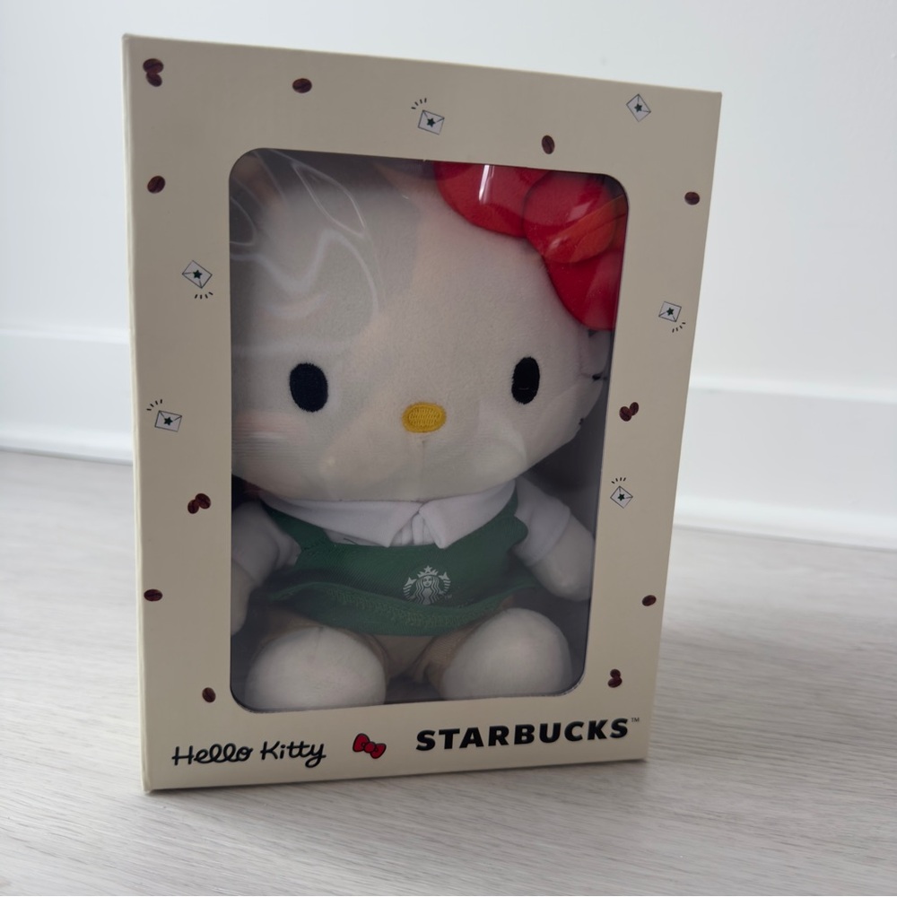 Limited Edition Starbucks Hello Kitty Plush Barista Doll